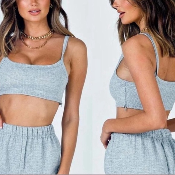 Arabella Shorts & Top Matching Set - gray, xs - Picture 7 of 7